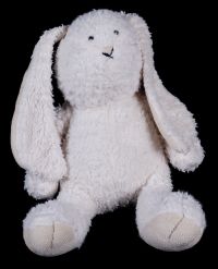 Pottery Barn Kids Bunny Rabbit White Fuzzy Plush Lovey